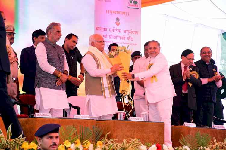 CM inaugurates farmers’ Research & Training Centre at Palwal
