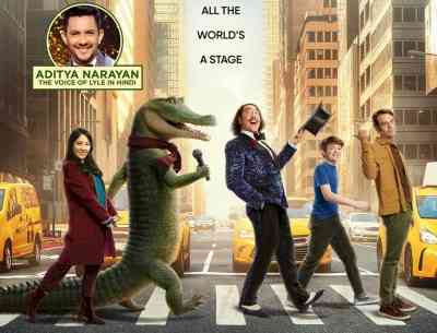 Aditya Narayan had to make his voice thinner, younger for 'Lyle, Lyle, Crocodile'