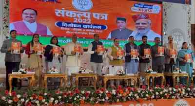 BJP in Himachal promises Uniform Civil Code, 8L job opportunities