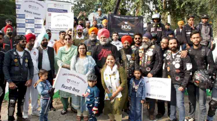 DC Surabhi Malik flags off Urocancer Awareness Bike Rally 