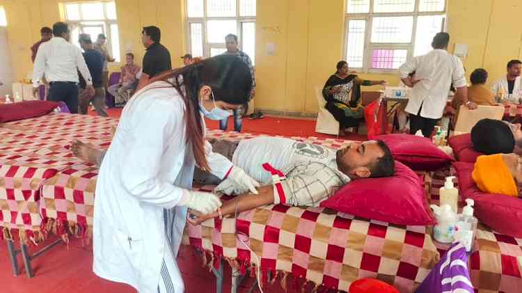 Blood donation camp held by Atharv Jan Kalyan Foundation