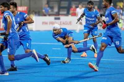 Hockey Pro League: Goalkeeper Pathak's heroics helps India beat Spain 3-1 in shoot-out