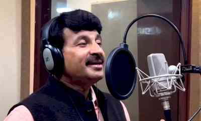 MCD poll: BJP MP Manoj Tiwari records campaign song