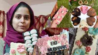 Srinagar's Afshana Feroze winning hearts with her flower-shaped chocolates