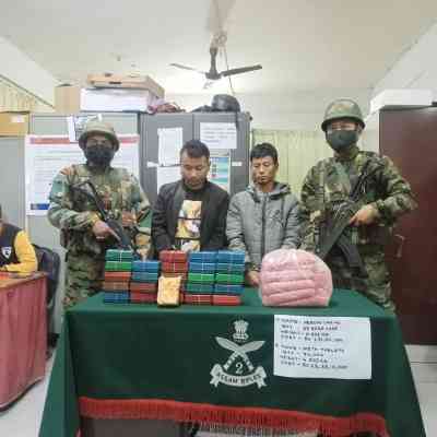Drugs valued at Rs 25cr seized in Mizoram; 2 held