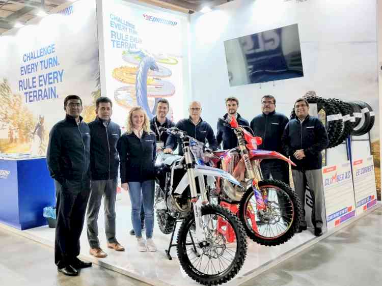 Premium range of Eurogrip two-wheeler tyres showcased at EICMA 2022