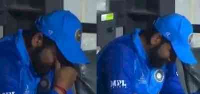 T20 World Cup: Coach Dravid consoles teary-eyed Rohit after 10-wicket loss to England