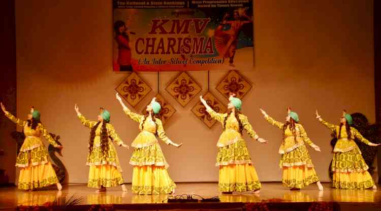 KMV Collegiate Sr. Sec. School successfully organises Inter-School competition CHARISMA-2022