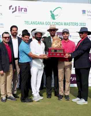 Golconda Masters golf: Manu Gandas successfully defends title despite scare on last-hole