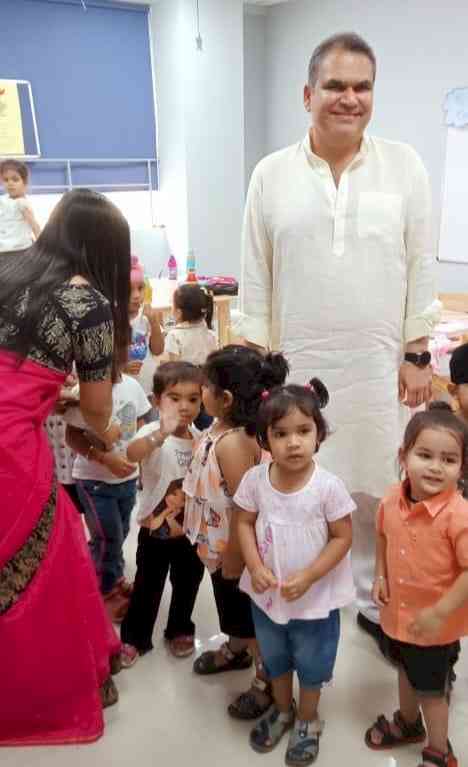 Sanjeev Arora, MP shares his childhood memories with children on Children's Day
