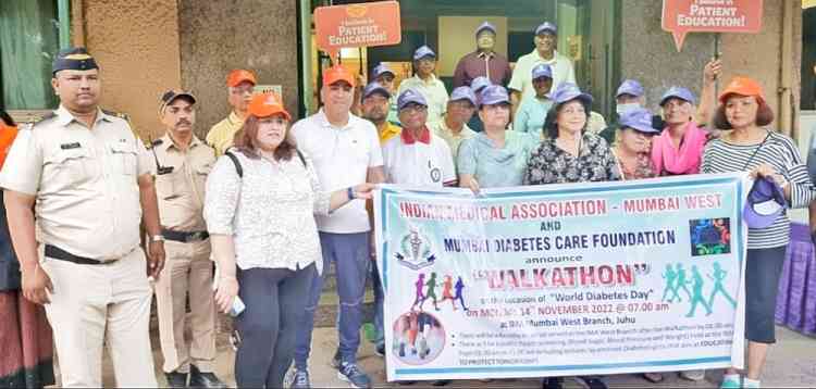 World Diabetes Day celebrated by Mumbai Diabetes Care Foundation and Indian Medical Association