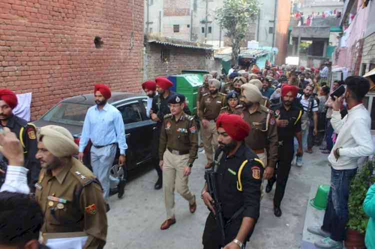 DGP Gaurav Yadav leads from front as Punjab Police conducts cordon and search operation across state