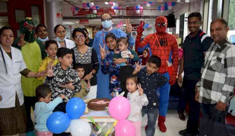 Motherhood Chaitanya Hospital celebrated Children's Day with children of the employees