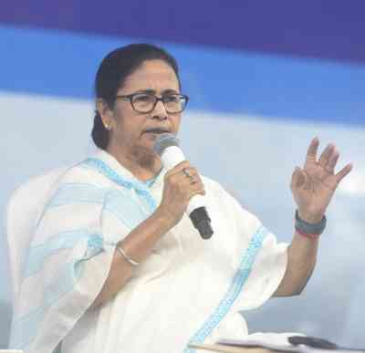 Will I have to touch feet of PM to get MGNREGA funds: Mamata