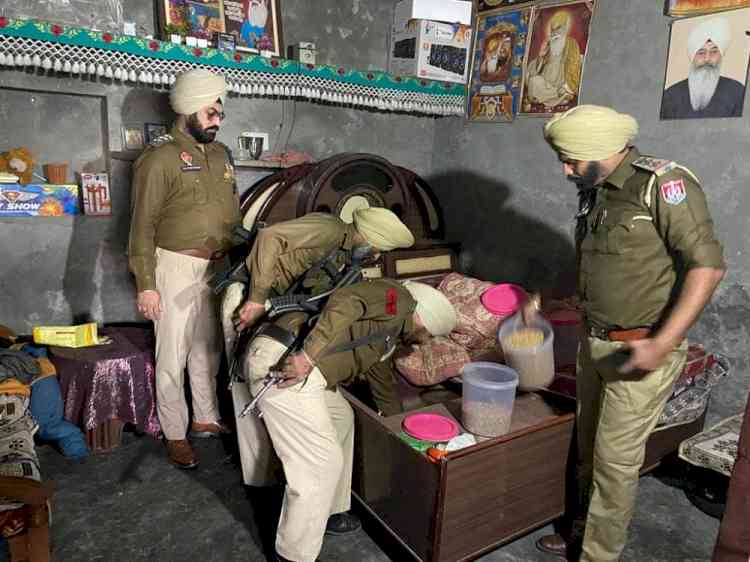 Ferozepur police carries Cordon and Search Operation (CASO) at crime and drug infected hotspots