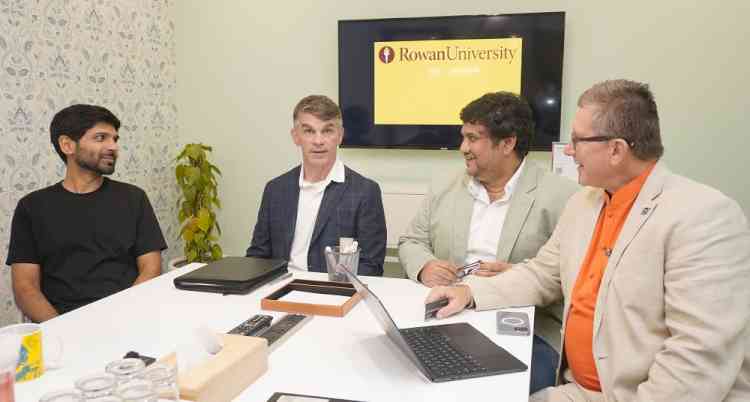 Senior Vice President of Rowan University visits Indo Global Study of Hyderabad  