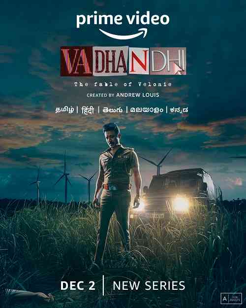 Prime Video’s Much-Anticipated Tamil Crime Thriller, Vadhandhi – The Fable of Velonie, to Premiere Worldwide on 2 December 