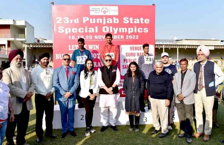 Sanjeev Arora, MP inaugurates three-day 23rd Punjab State Special Olympics Games
