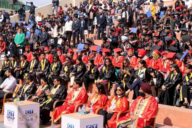 Speaker Punjab Legislative Assembly Kultar Singh Sandhwan confers degrees on more than 1600 students at 1st Convocation of CT University