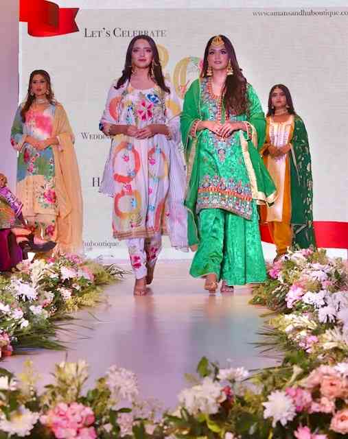 Fashion designer Aman Sandhu showcases collections in unique fashion show