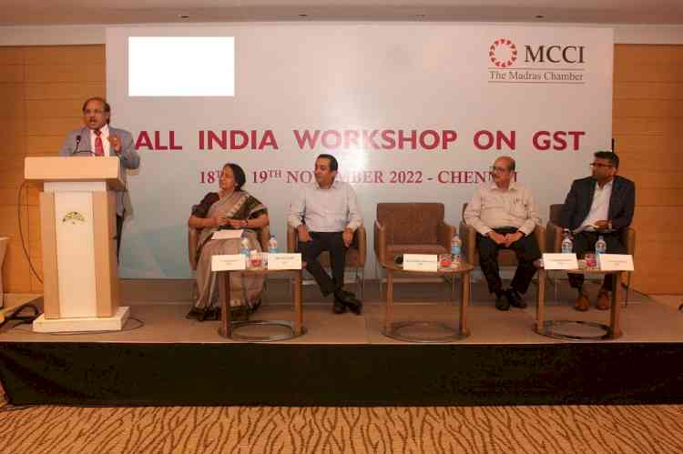 MCCI organized an All-India Workshop on GST in Chennai
