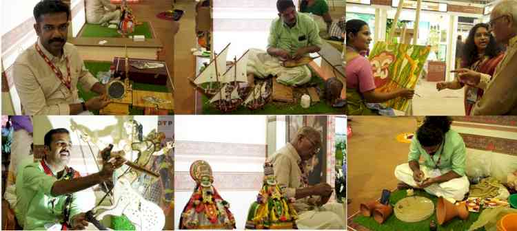 Traditional art, sustainable, eco-friendly products and food attract people to Kerala Pavilion at IITF 2022