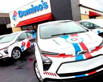 Domino's to roll out electric pizza delivery fleet with Chevy Bolts in US