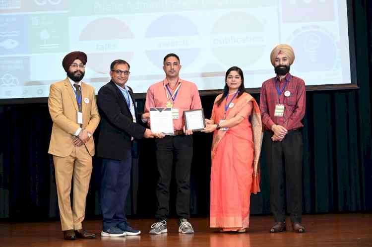 IKGPTU faculty Dr. Barinderjit received IRSD Academic Excellence Award
