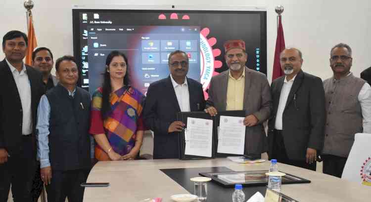 PU inks pact with JC Bose University for research promotion