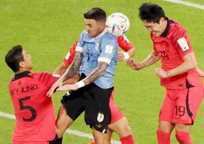 World Cup 2022: South Korea hold Uruguay as La Celeste hit post twice (Ld)