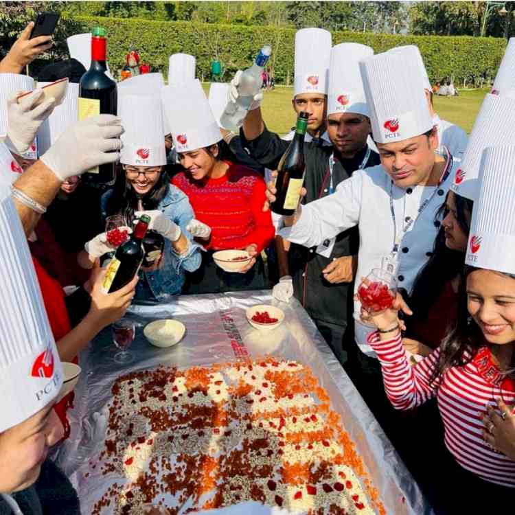 Cake mixing ceremony celebrations at PCTE Group of Institutes