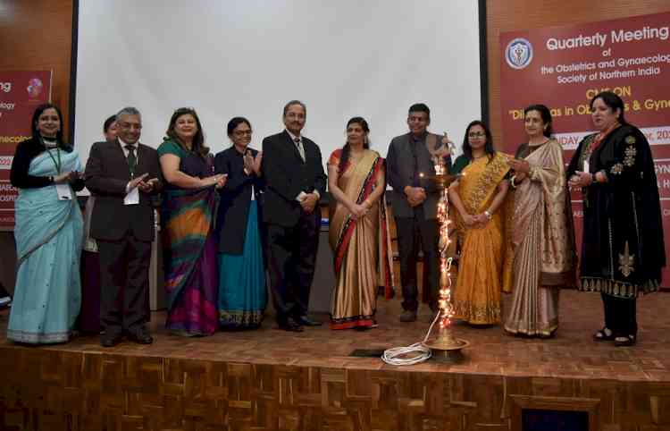 Quarterly meeting of Obstetrician and Gynaecological Society of Northern India organized at DMCH