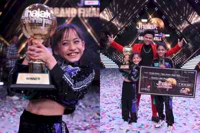 Guwahati's Gunjan Sinha, 8, wins 'Jhalak Dikhhla Jaa 10' trophy