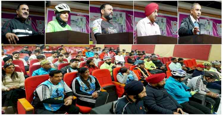 Cycling for Fitness and Environment Seminar held at Doaba College