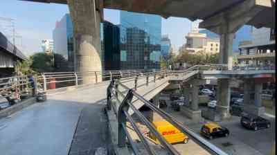 MMRDA completes 58m-long FOB linking 2 metro lines in 15 days