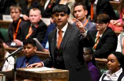 British-Indian teen talks about climate change in House of Commons