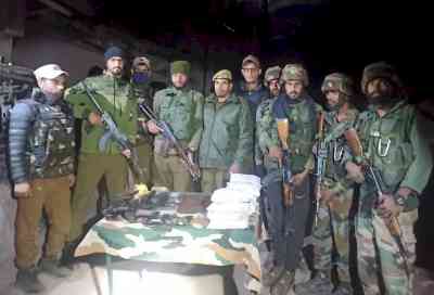 Narcotics, arms & ammunition recovered in J&K's Baramulla