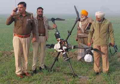 Drone with 5.60 kg heroin seized along India-Pak border