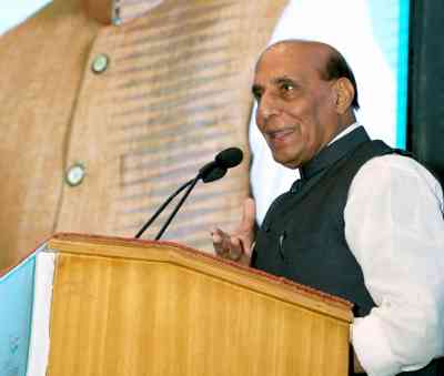 Navy being equipped with latest ships to protect maritime borders: Rajnath