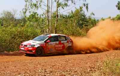 National Rally C'ship: Karna Kadur takes lead in Karnataka-1000 Rally; Gaurav Gill retires in Leg-1