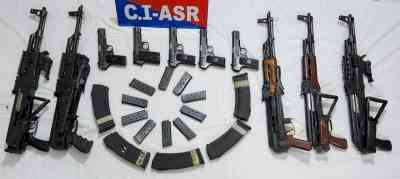 Punjab Police recover 10 AK-47 assault rifles