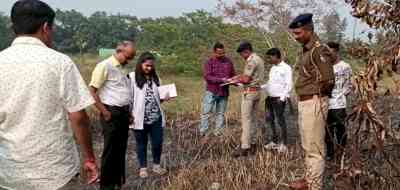 Half-burnt body found in abandoned place in South Gujarat