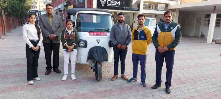 Omega Seiki Mobility launched electric 3-wheelers in Panchkula  