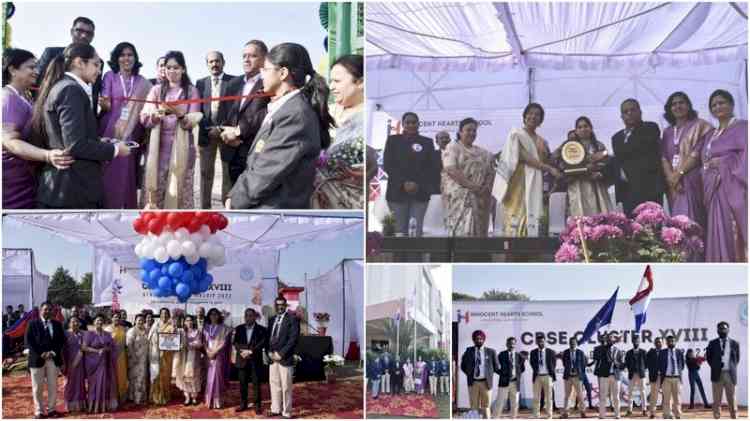 CBSE Regional Officer Dr Shvetta Arora inaugurated Athletic Meet at Innocent Hearts School Loharan