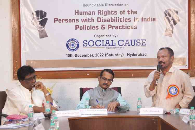 Panel Discussion on Human Rights of Persons with Disabilities in India held today on eve of Intl Human Rights Day