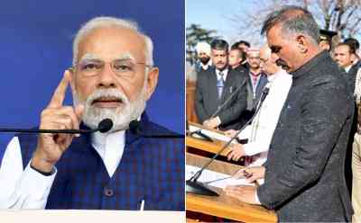 PM congratulates Sukhu on taking oath as Himachal CM