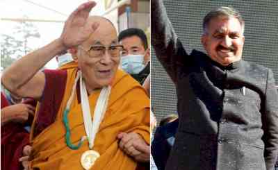 Dalai Lama congratulates Himachal CM Sukhwinder Singh
