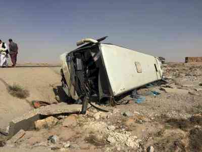 5 killed, 28 injured as bus turns turtle in Afghanistan