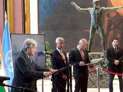 Gandhi sculpture unveiled at UN HQ, hailed for vision guiding world organisation