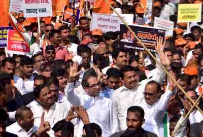 Mumbai: BJP starts 'maafi maango' agitation, targets MVA leaders
